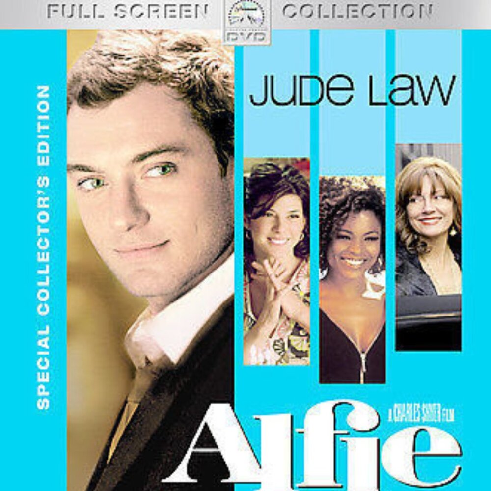 ALFIE DVD 2004 Full Screen Special Collector’s Edition Jude Law Marisa Tomei~NEW